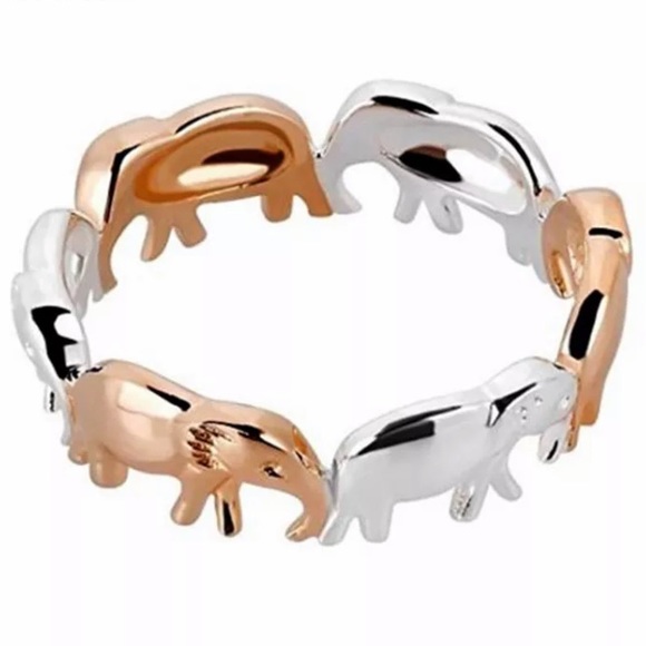 NEW Elephant Rose Gold Ring - Picture 5 of 5
